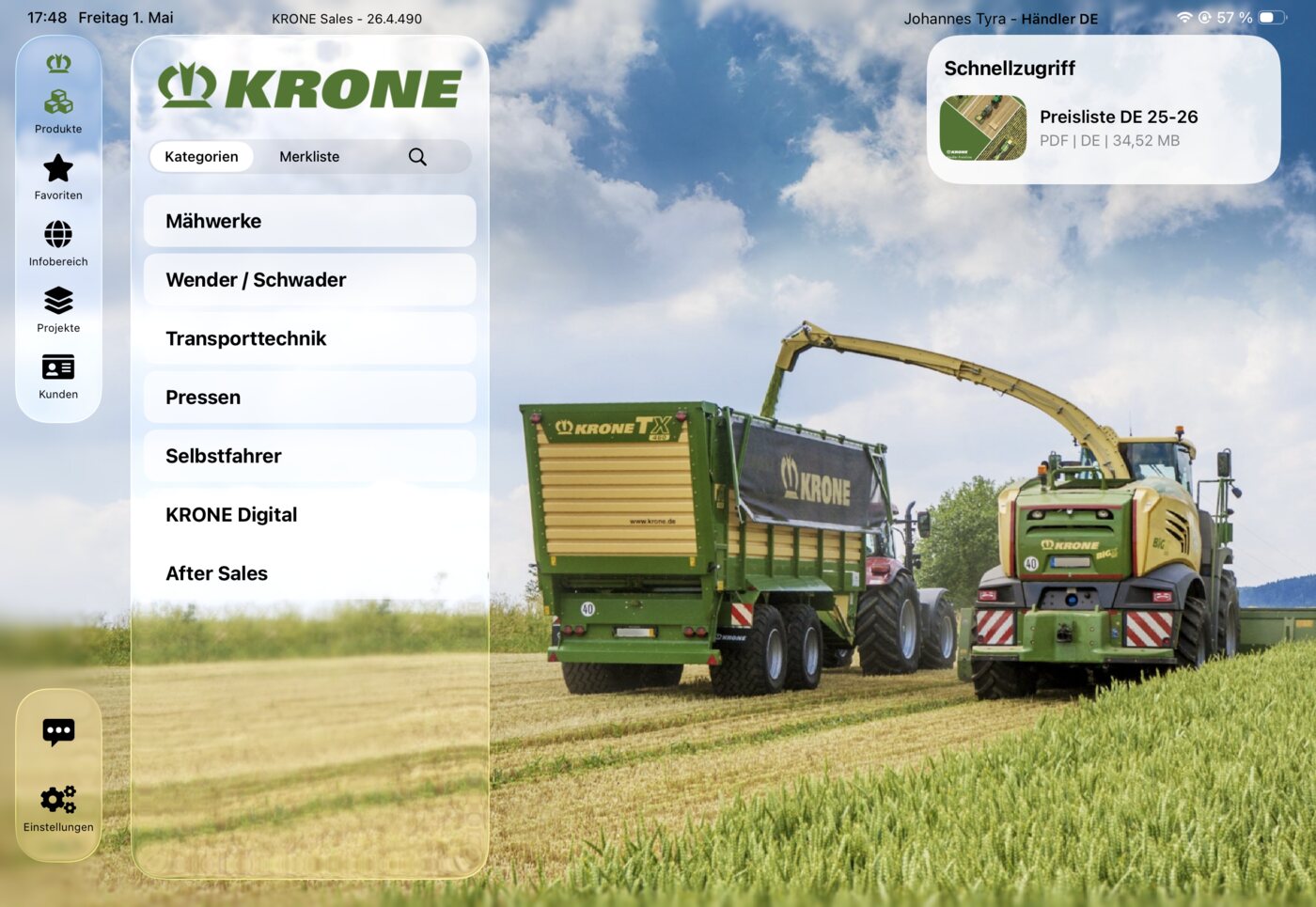 Krone SalesApp